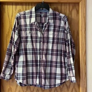 Carhartt Purple Plaid shirt